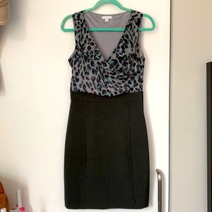 Leopard Print Sheath Dress
